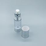 Transparent Plastic Cosmetic Airless Pump Bottles 30cc