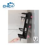 Magnetic Refrigerator Shelf 4 Tiers Kitchen Fridge Storage Rack Fridge Rack