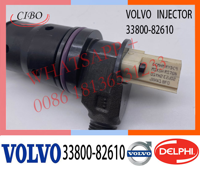33800-82610 BEBJ1F07001 Diesel Engine Fuel Injector Common Rail For Hyundai H Engine 12.3