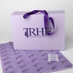 250mm 3in Pink Purple Foldable Hair Extension Wig Packaging Boxes