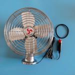 Steel 8inch 3 Speed Adjustable 24V Car Fan