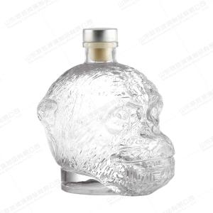 Wholesale Liquor Clear Custom Empty Glass Bottle 375ml 500ml 750ml Healthy from china suppliers