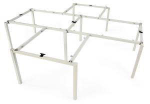 Wholesale 4 seater partition 50mm tubular metal table frame ,#210 from china suppliers