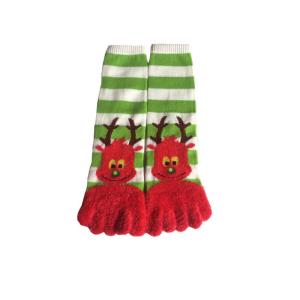 Wholesale acrylic five toes socks with feather yarns from china suppliers