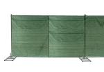 Hot dipped galvanized 6'x12' construction chain link fence panels tubing 48mm 1⅞