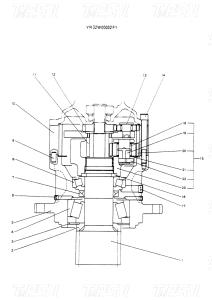 Wholesale YR32W00002F1 Bolt On Excavator Swing Drive Planetary Reducers for Mining and Energy SK60-5 Catalog from china suppliers