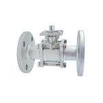 Customization SS304/SS316 Stainless Steel Three-Piece High Platform Flange Ball