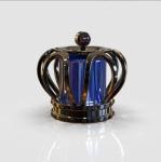 Luxury Gold Crown Metal Perfume Bottle Cap Zinc Alloy Perfume Cap For Crimp Neck
