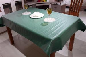Wholesale 1.37x2.74m Christmas Paper Table Cloth , Airlaid Disposable Table Linens from china suppliers