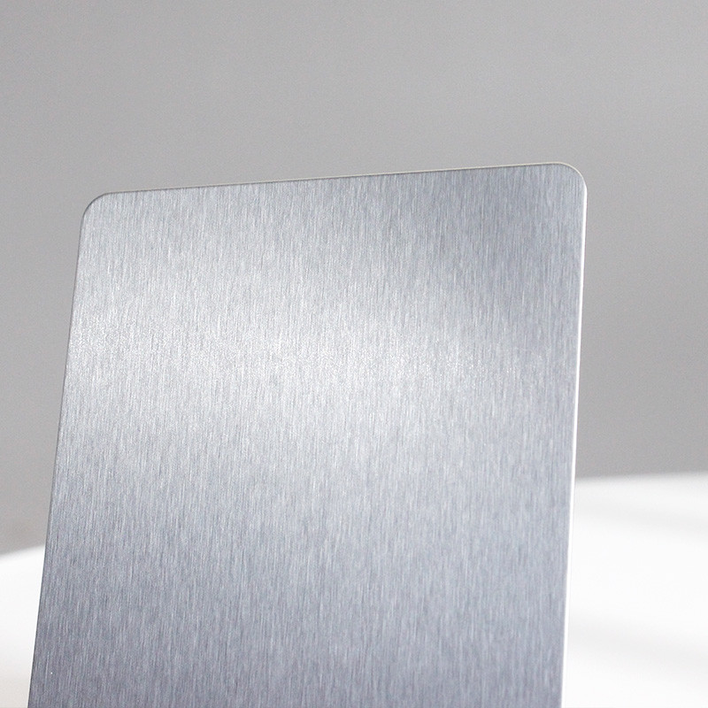 304/304L No 4 Finish Anti-fingerprint Stainless Steel Sheet With PVD Silver Coating For Exterior Wall Decoration