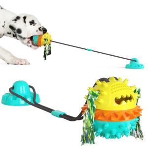 Wholesale Grind Teeth Dog Bite Training Toys OEM Dog Toy Suction To Floor from china suppliers