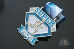 Custom Virtual Marathon Sport Metal Award Medals Glitter Color Medallion With
