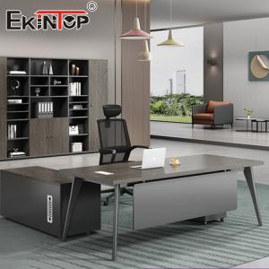 Wholesale High Quality Luxury Boss L-Shape MDF Table Office Desk Modular Desk Furniture from china suppliers