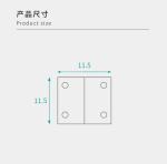 11.5mm Metal Corner Brackets High Precision Fitting For Flat Pack Furniture
