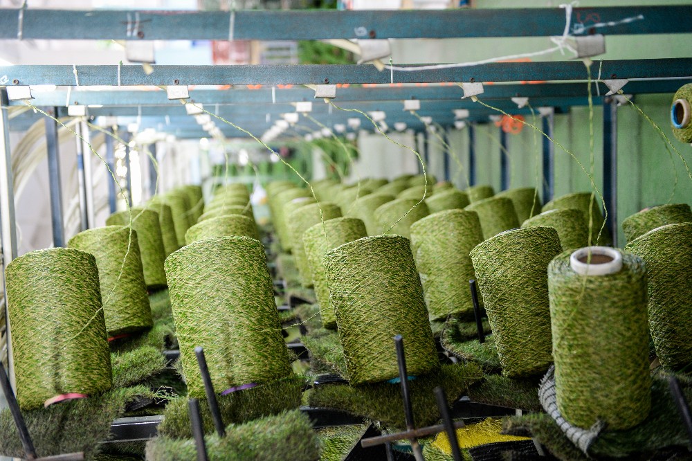 25mm Artificial Lawn For Balcony Wall Panels Decoration ISO 9001 Awarded