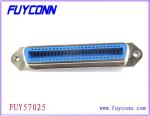 Centronic Solder Pins Female DDK Ribbon Cable Connector With nuts