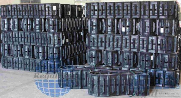 Professional factory doing rubber Tracks excavator rubber track Harvester rubber
