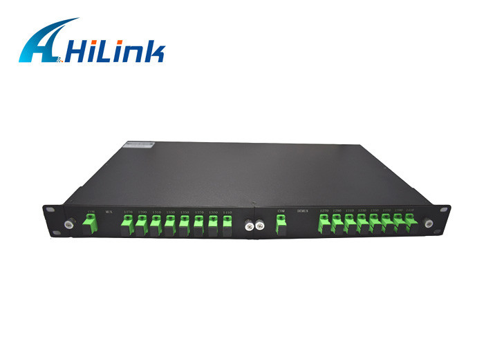 Low insertion loss Fiber filters 8CH LGX Slot SC/APC CWDM Mux Demux Module
