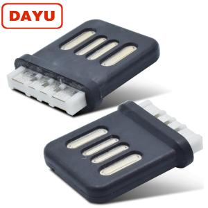 Wholesale Reversible Double Sided Usb Connector , Durable 2.0 Usb Male Connector from china suppliers