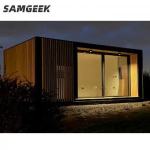 Wholesale Wooden Metal Sandwich Panel Prefab House Sound Proof Container House from china suppliers