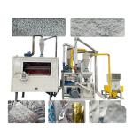 PLC Controlled Aluminum Plastic Recycling Line Scrap Medical Blister Recycling
