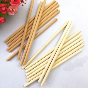 Wholesale 15cm Biodegradable Reusable Bamboo Drinking Straws Bubble Tea Juice from china suppliers