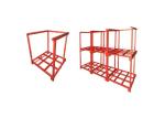 High Capacity Frame Nestainer Storage Racks , Foldable Metal Storage Shelving