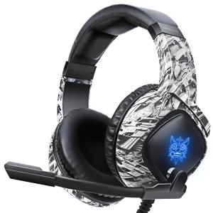 Wholesale Dazzling LED Lights Ps4 Camo Wired Gaming Headphone 50mm Driver from china suppliers