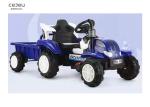 12.1KG Plastic Ride On Tractor Rear Wheel Suspension 6V7AH Kids Electric Tractor