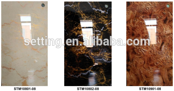 High gloss marble color acrylic mdf board for kitchen