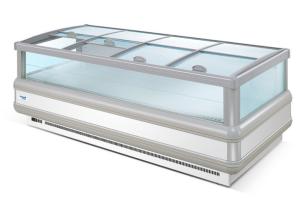 Wholesale 1500L supermarket freezer cabinet Commercial Refrigeration Freezer from china suppliers