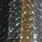 Heat Insulation Glitter Sequin Fabric 50"/52'' Width Tear Resistant Fluorescent