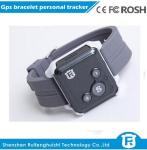 Sos button personal tracker/small gps child tracking bracelet tracker for kids
