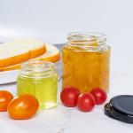 Empty Honey Bottle Glass Mini Hexagonal Honey Jar 500ml 380ml 180ml 90ml 45ml