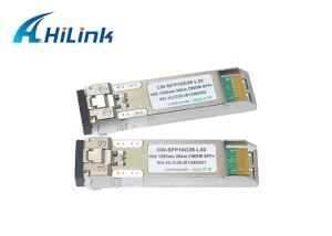 Wholesale 10GBASE-LR30 SFP+ Transceiver Module Duplex LC 10G 1350nm 30km DOM CWDM For CWDM Systerm from china suppliers