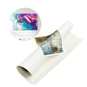 Wholesale Inkjet PolyCotton Canvas Fabric Glossy Finish Waterproof 400gsm from china suppliers