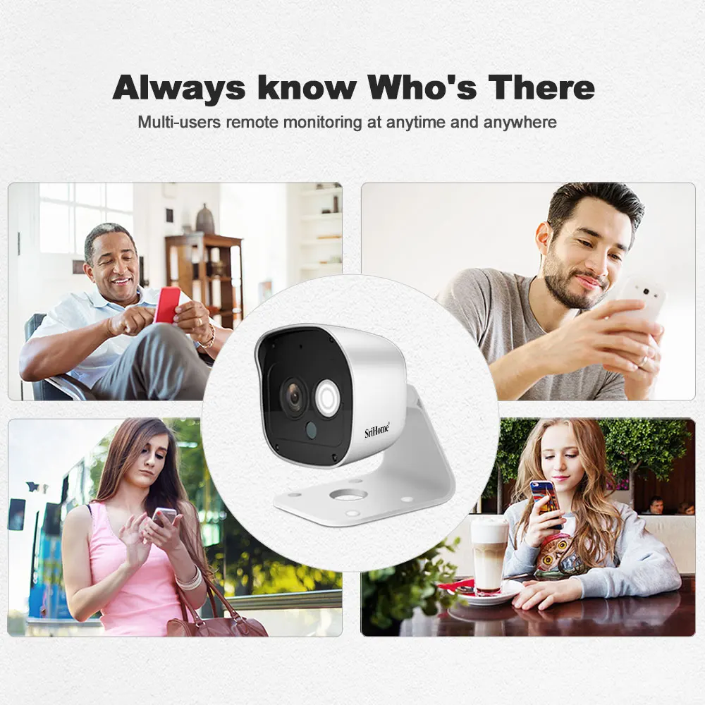 1296P Two-way audio Alarm detection Waterproof Indoor Outdoor Night Vision IP CCTV security camera