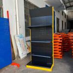 Gondola metallic supermarket shelves retail store shelving