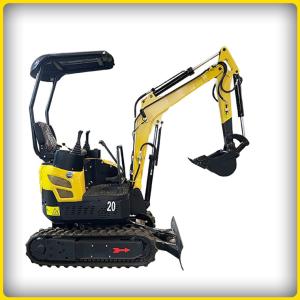 Wholesale 2 Ton Chinese Excavator Machine Mini Hydraulic Excavator Crawler Mounted from china suppliers