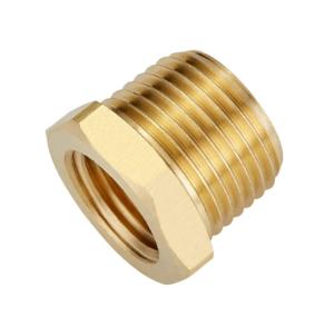 Wholesale 1/2&quot; NPT Male X 1/8&quot; NPT Female Brass Hex Bushing , ASME B1.20.1 Hexagon Bushing from china suppliers