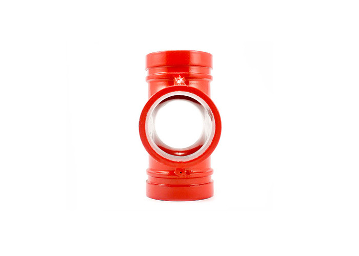 Medium Ductile Iron Coupling , Reducing Cross Pipe Fitting Shock Absorption