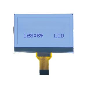 China 128 X 64 Graphic LCD Display 250 Cd/M2 Monochrome LCD Screen 3.3V on sale