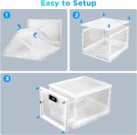 Medicine Lock Box, Lockable Storage Box For Safe Medication Storage, Large