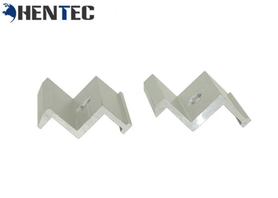 Durable Solar Roof Mounting Systems Aluminum Mid Clamp For Buildings /