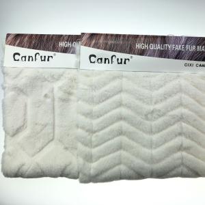 Wholesale Printed Cut Rabbit Fur Plush 1000 Meters 15-25 Days Delivery 58/60&quot; Width from CANFUR CN from china suppliers