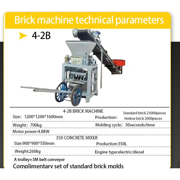 4480 pcs/8hours Production Capacity Customization Paver Machine Bricks Concrete Block Mold