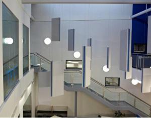 Wholesale Suspended Acoustic Panels Ceiling Tile Fabric Wrapped Sound Absorbing Wall Fiberglass Board from china suppliers