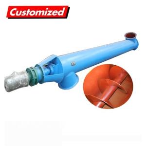 Wholesale Heat Resistant Cement Silo Screw Conveyor Transport With Electric Lift from china suppliers