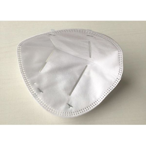 Anti Pollution FFP2 Dust Disposable Face Mask White Kn95 Respirator Mask