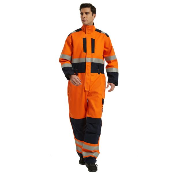 FR Anti Statics Arc Flash Resistant Work Overall Resistant To 50 Times